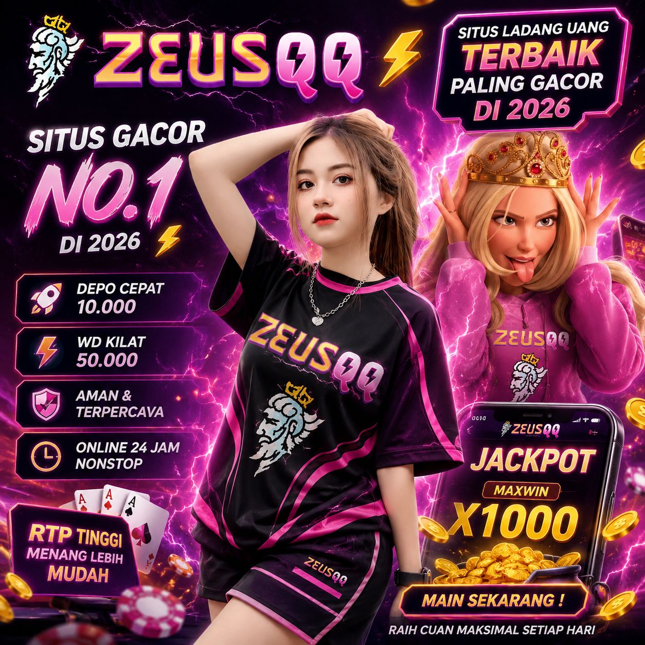 ZEUSQQ 🔥 Situs Ladang Uang Terbaik Paling Gacor Mobile 2026